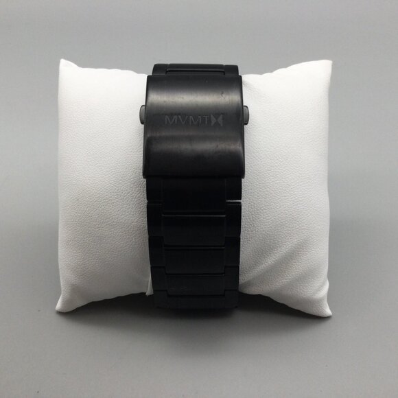 MVMT Classic 44 Watch Men Black Date Stainless New Battery 7.5" - Picture 5 of 13